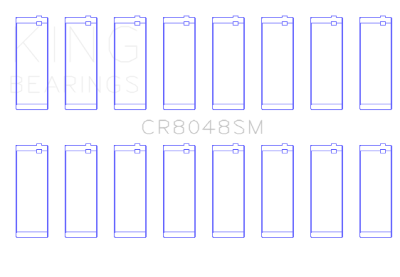 King Engine Bearings King Chrysler V8 / 5.7L / 6.1L / 6.4L Hemi Standard Rod Bearing Set (O/S Housing +.002in)