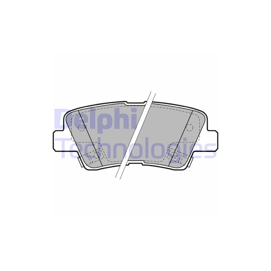 Delphi Lp2195 Brake Pad Set