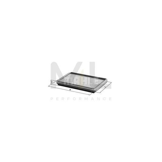 MAHLE ORIGINAL LA 16 Pollen filter for PORSCHE 928 Coupe Particulate Filter | ML Performance Car Parts