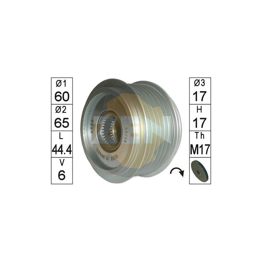 Era ZN5662 Alternator Freewheel Clutch