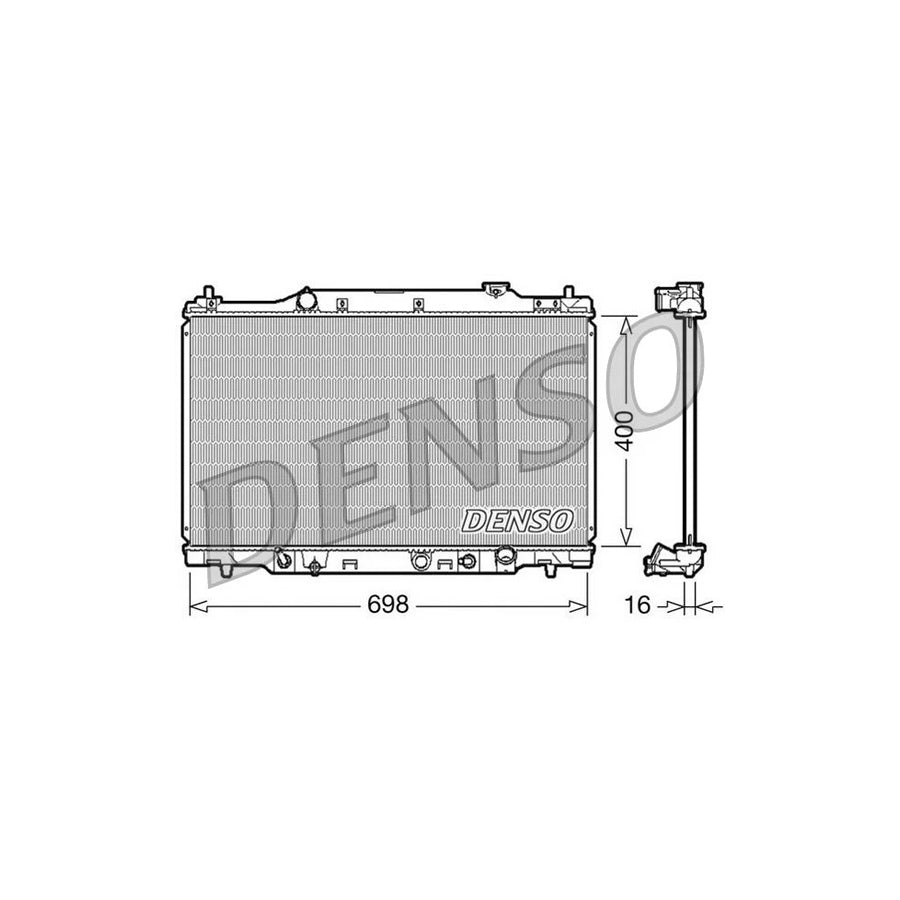 DENSO DRM40016 Engine Radiator for Honda Stream I (Rn)