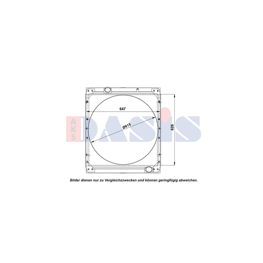 AKS Dasis 440678N Engine Radiator