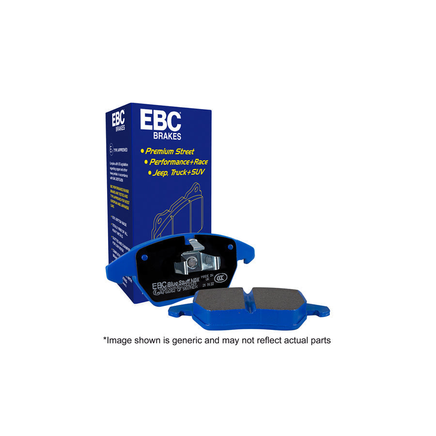EBC DP52423NDX Mercedes-Benz W/V177 C/X118 H/X247 Bluestuff NDX Front Brake Pads  - CBI Caliper 1 | ML Performance US Car Parts