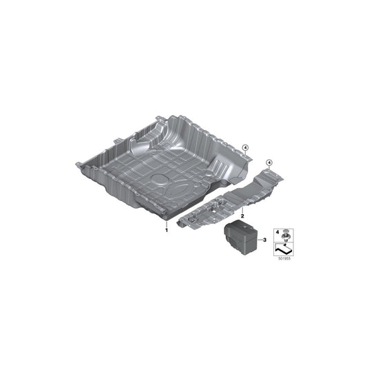 Genuine BMW 51479475455 G06 Luggage Compartment Pan SA ARS (Inc. X6 30dX, X6 M50iX & X6 M50dX) | ML Performance US