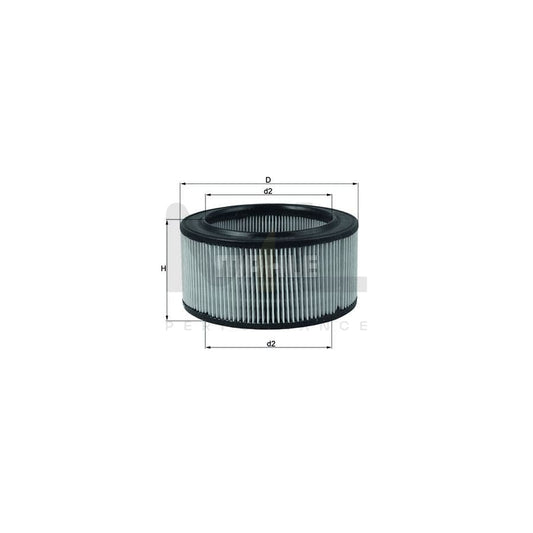 MAHLE ORIGINAL LX 260 Air Filter Filter Insert | ML Performance Car Parts