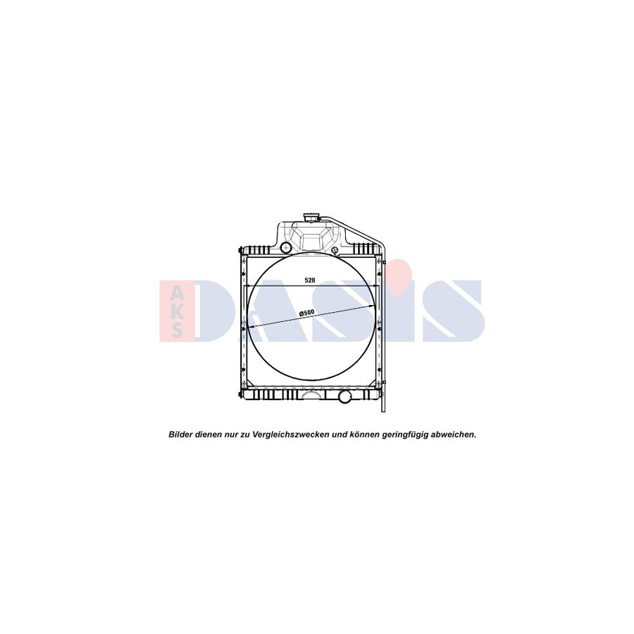 AKS Dasis 440681N Engine Radiator