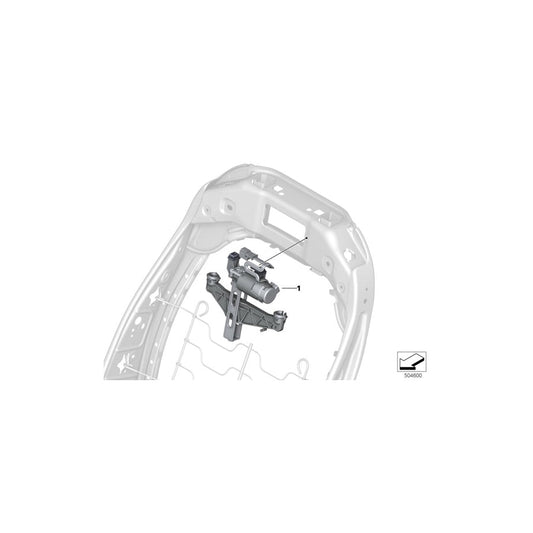 Genuine BMW 52107452225 M G14 Drive, Vertical Headrest Adjustment (Inc. X4 20iX, 320dX & 840i) | ML Performance US Car Parts