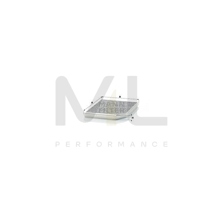 MANN-FILTER CUK 2525 Pollen filter for RENAULT LAGUNA Activated Carbon Filter