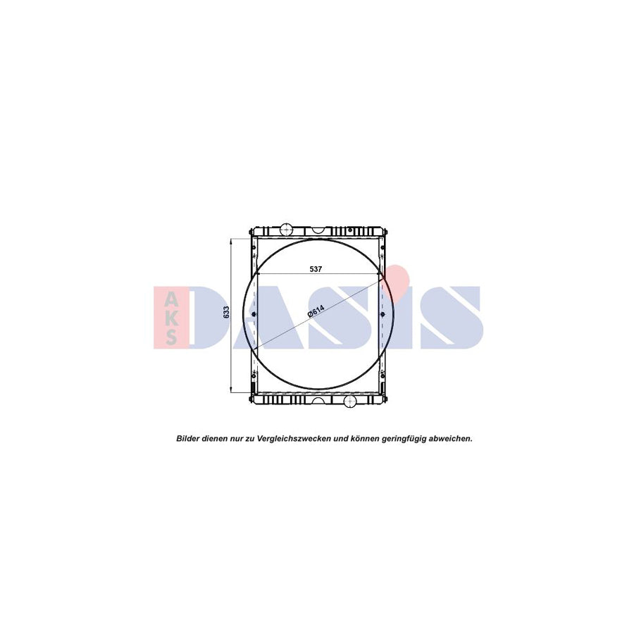 AKS Dasis 440683N Engine Radiator