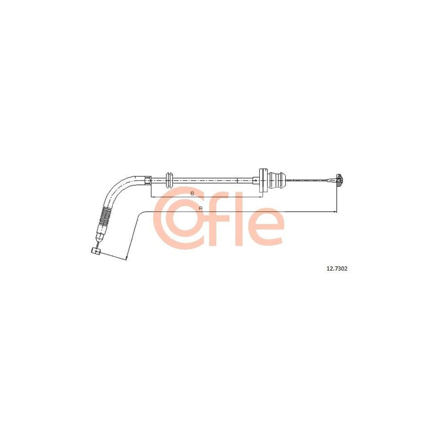 COFLE 12.7302 Throttle Cable