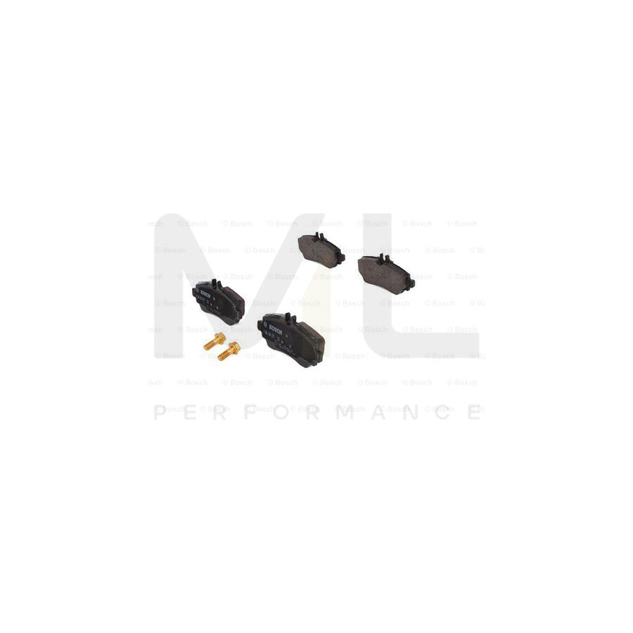 Bosch 0986424470 Brake Pad Set Suitable For Mercedes-Benz A-Class (W168) With Anti-Squeak Plate, With Bolts/Screws, With Mounting Manual BP239 | ML Performance Car Parts