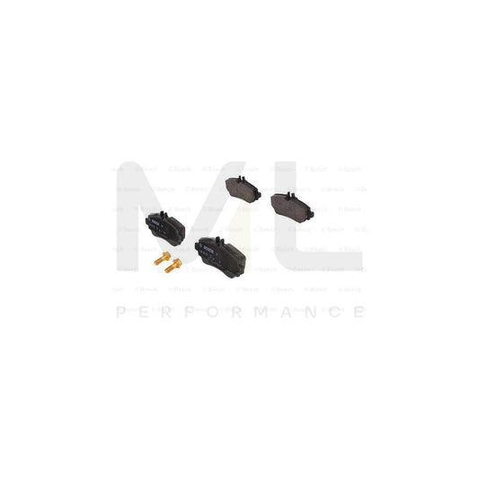 Bosch 0986424470 Brake Pad Set Suitable For Mercedes-Benz A-Class (W168) With Anti-Squeak Plate, With Bolts/Screws, With Mounting Manual BP239 | ML Performance Car Parts