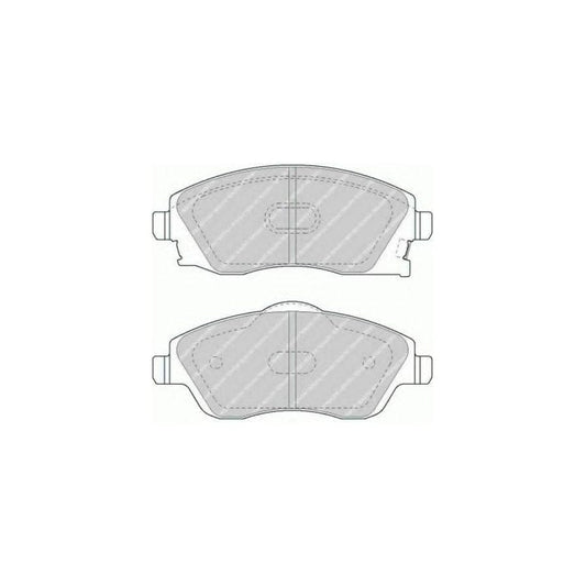 Ferodo Fsl1424 Brake Pad Set Fuse Technology With Acoustic Wear Warning