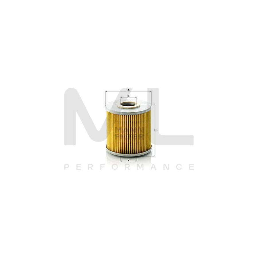 MANN-FILTER H 1029/1 n Oil Filter for FORD TRANSIT with seal, Filter Insert