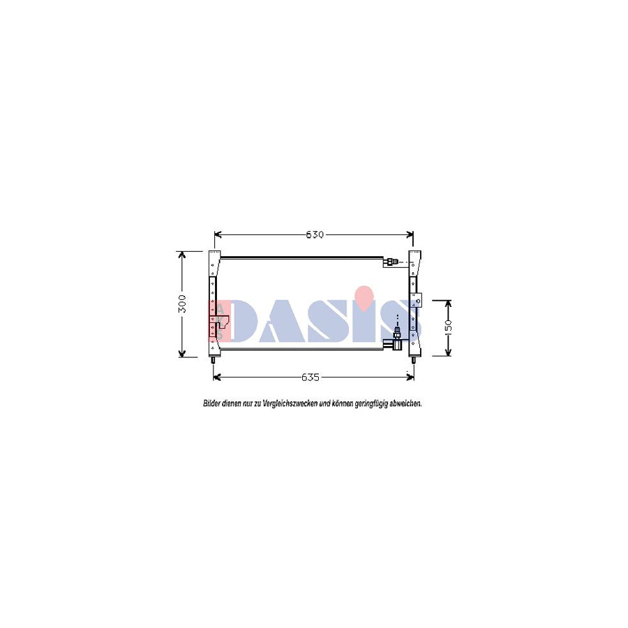 AKS Dasis 102070N Air Conditioning Condenser