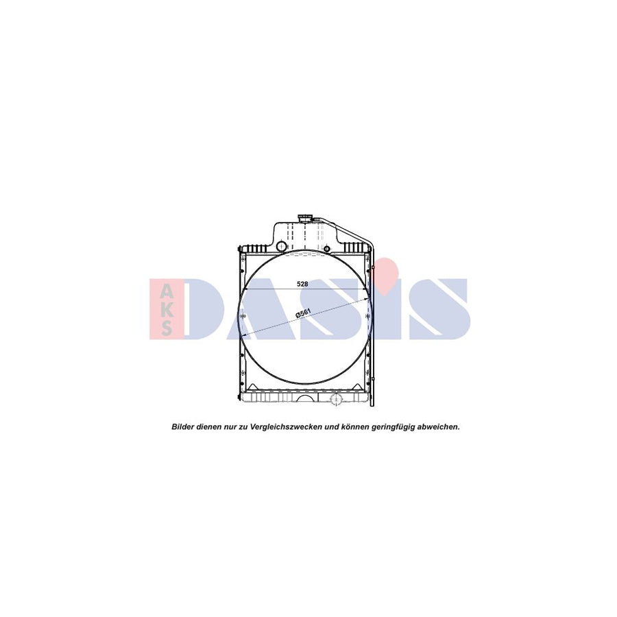 AKS Dasis 440682N Engine Radiator