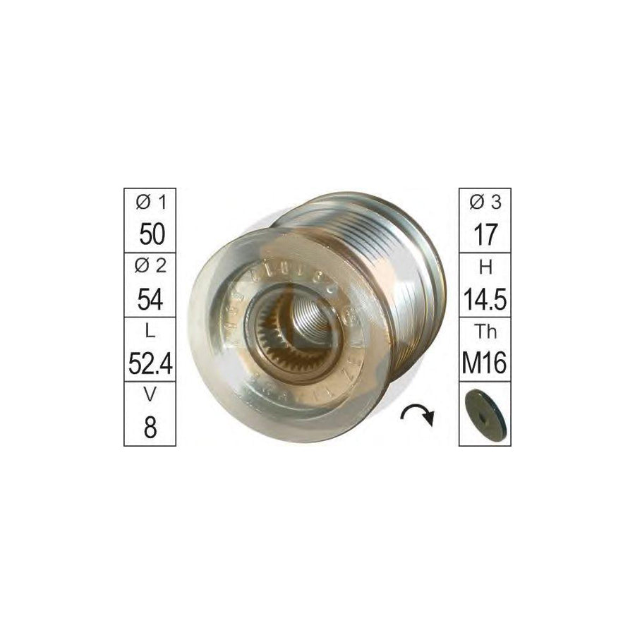 Era 219114 Alternator Freewheel Clutch