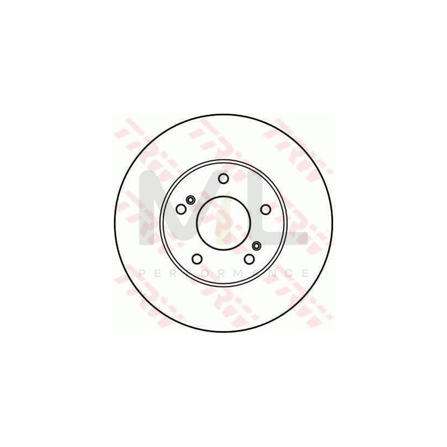 TRW DF2612 Brake Disc for NISSAN 300ZX Targa (Z31) Vented | ML Performance Car Parts