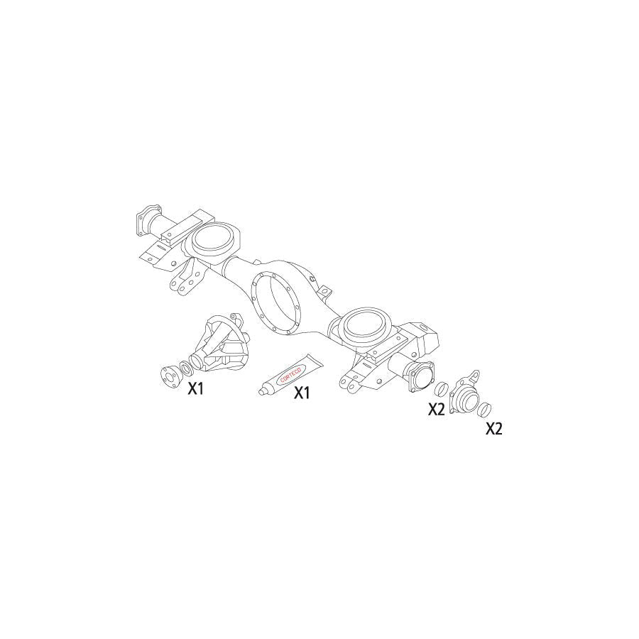 Corteco 19535816 Gasket Set, Differential