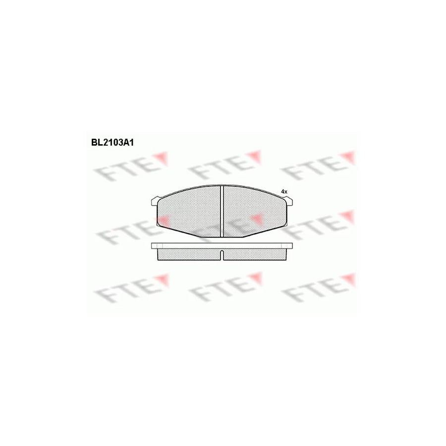 FTE 9010677 Brake Pad Set