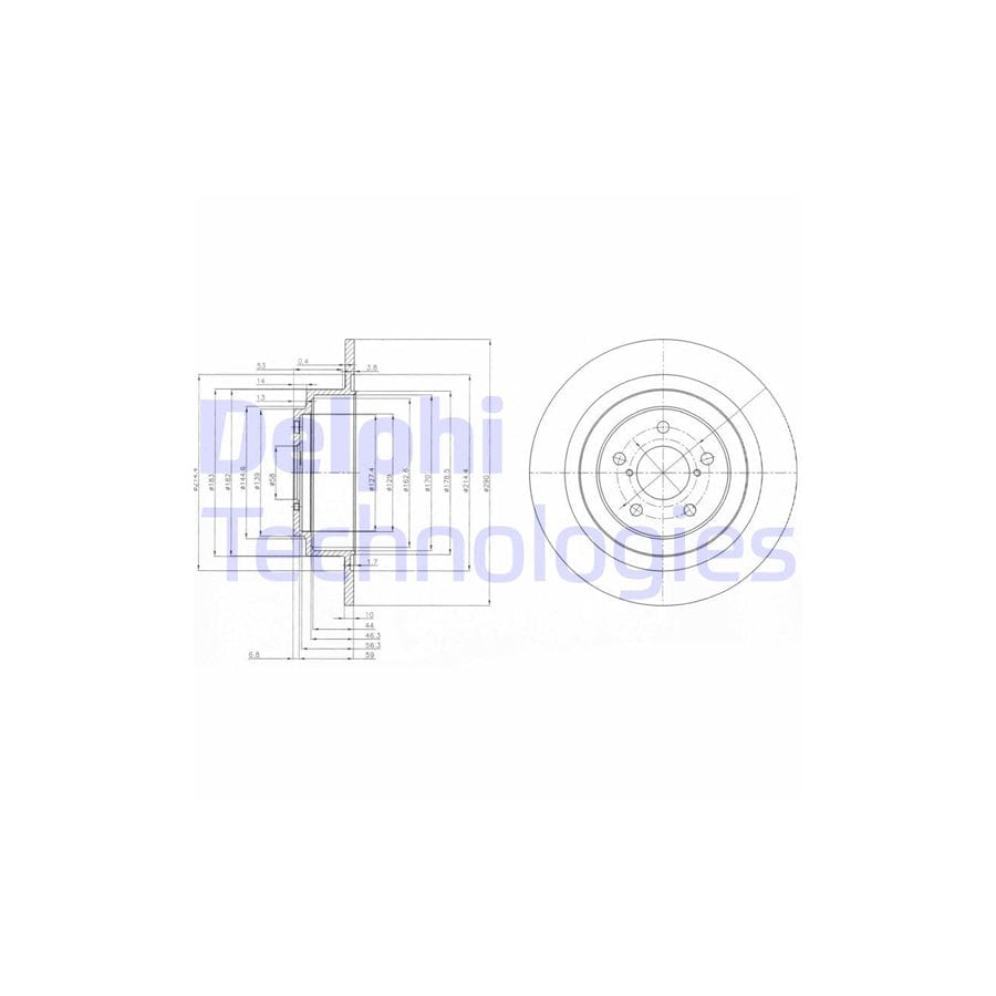 Delphi Bg4154 Brake Disc