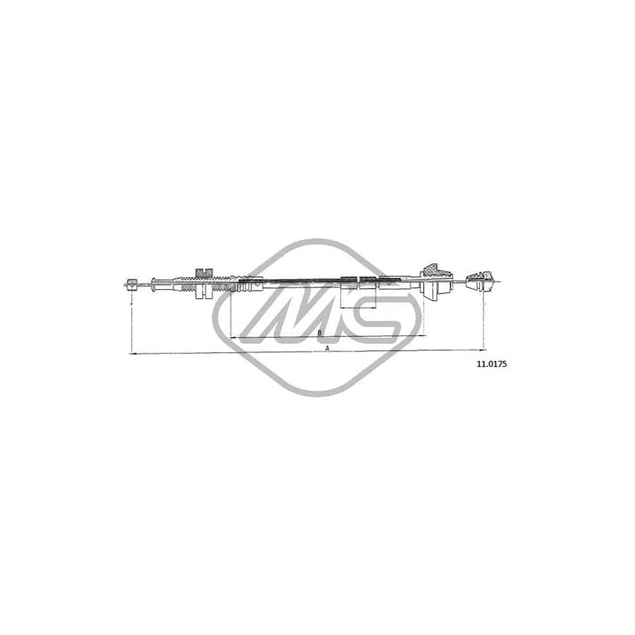 Metalcaucho 81910 Throttle Cable