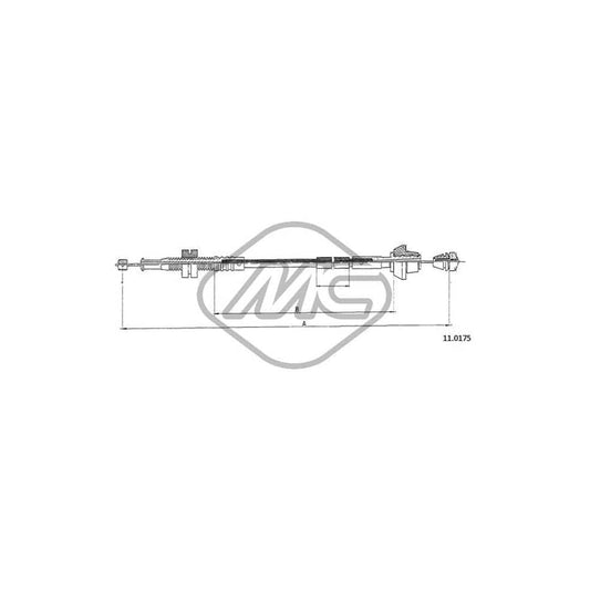 Metalcaucho 81910 Throttle Cable