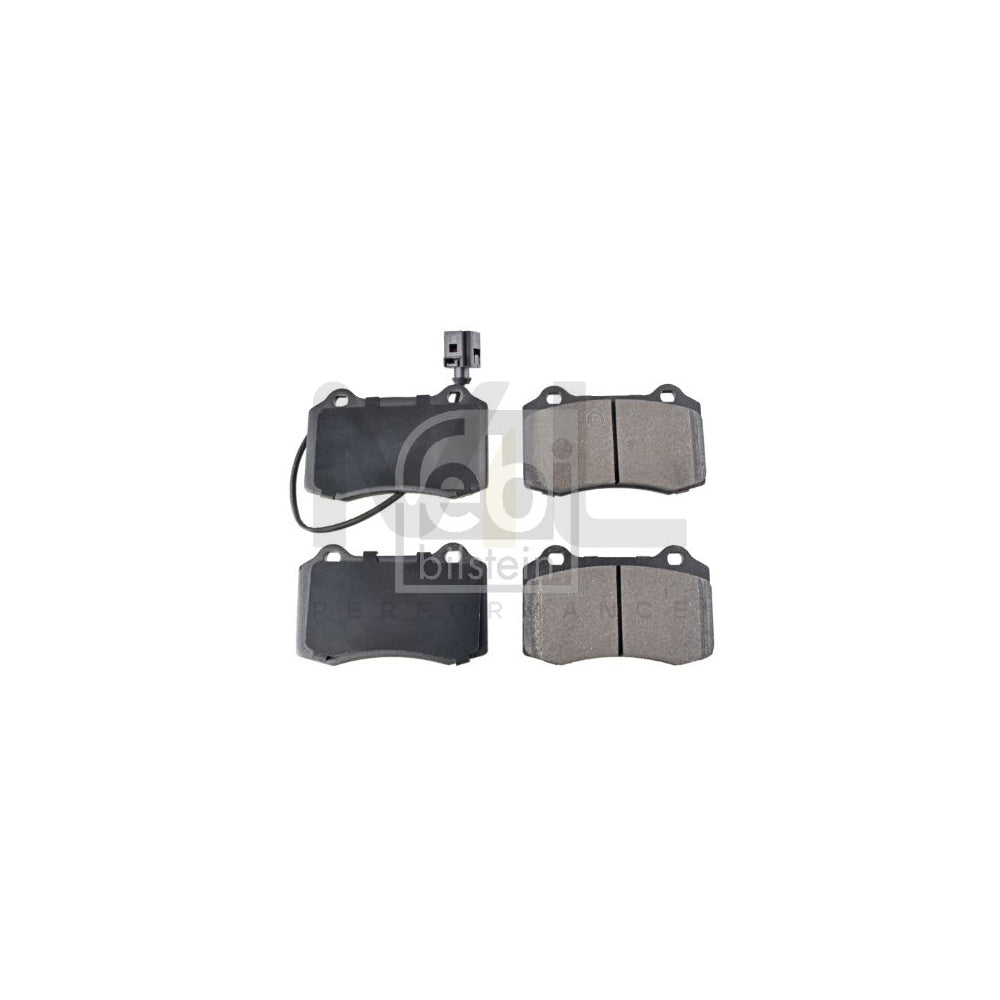 Febi Bilstein 116208 Brake Pad Set Front Axle, Incl. Wear Warning Contact