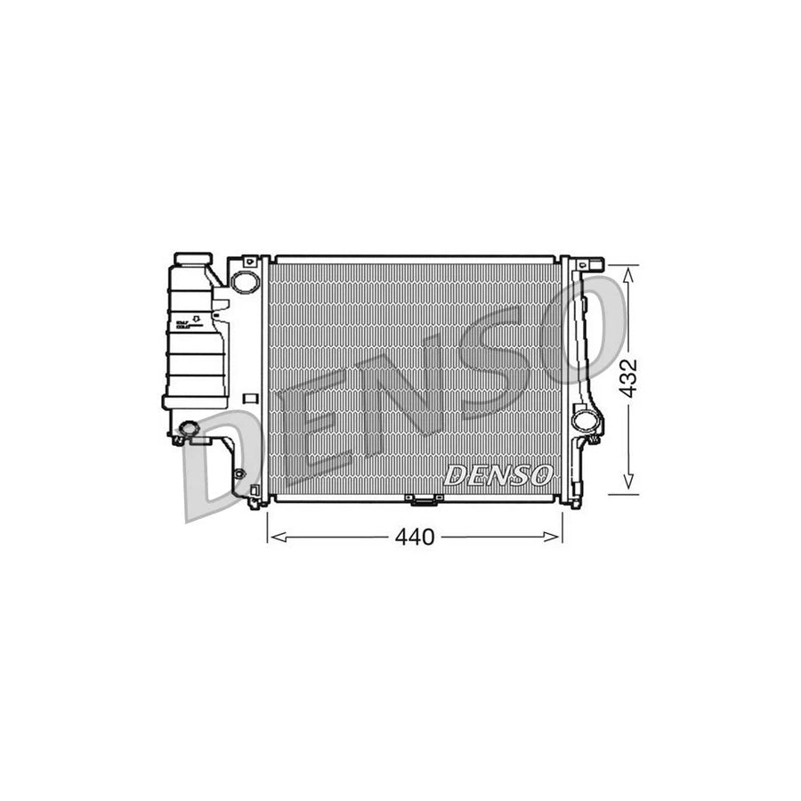 DENSO DRM05037 Engine Radiator