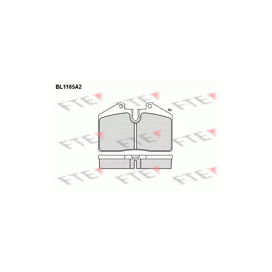 FTE Bl1165A2 Brake Pad Set