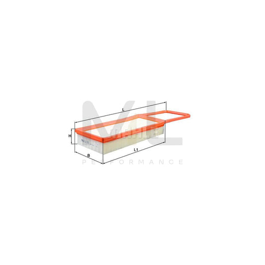 MAHLE ORIGINAL LX 3249 Air Filter Filter Insert | ML Performance Car Parts
