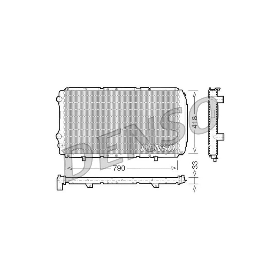 DENSO DRM09076 Engine Radiator