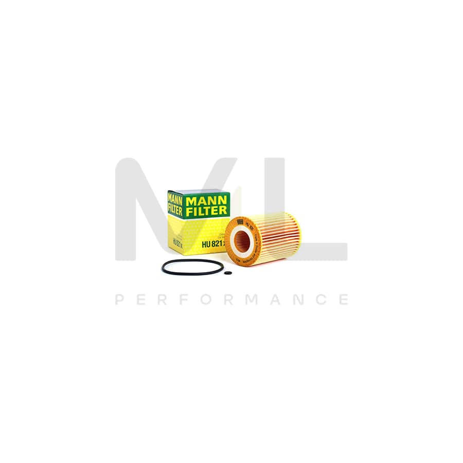 MANN-FILTER HU 821 x Oil Filter with seal, Filter Insert