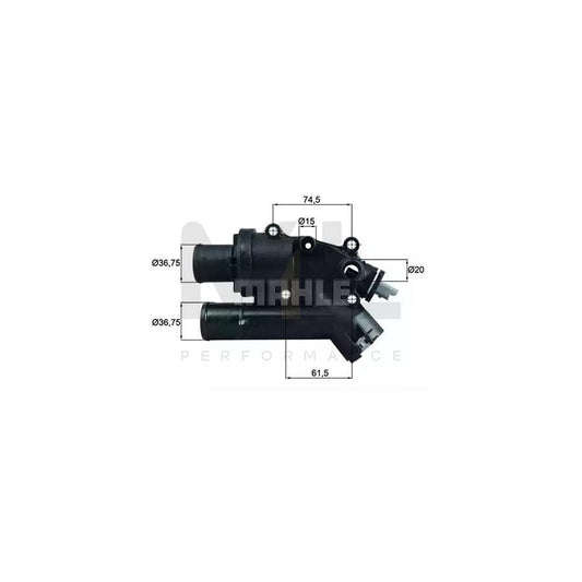 MAHLE ORIGINAL TH 46 83 Engine thermostat Opening Temperature: 83��C, with seal | ML Performance Car Parts