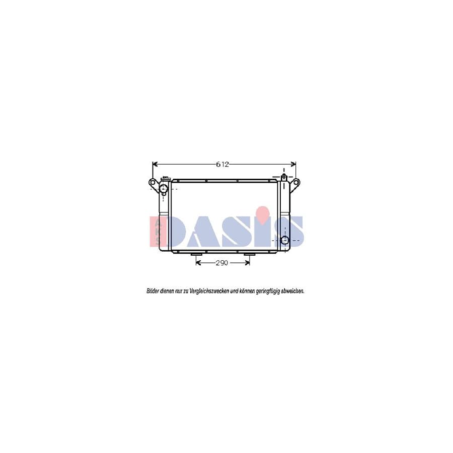AKS Dasis 181620N Engine Radiator