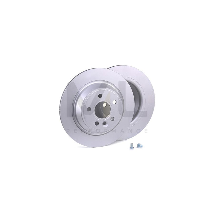 ATE 24.0111-0145.1 Brake Disc Solid, Coated, with bolts/screws  - 1 piece