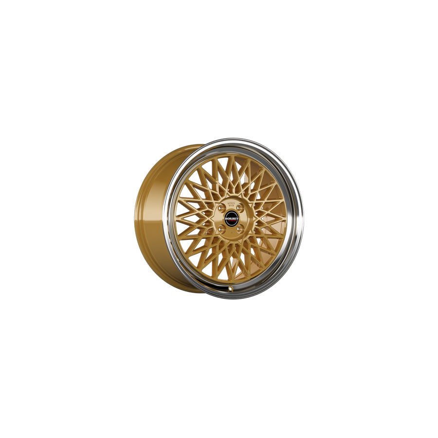 Borbet B 7x17 ET38 B 70738108463,4GRP Gold Rim Polished Wheel