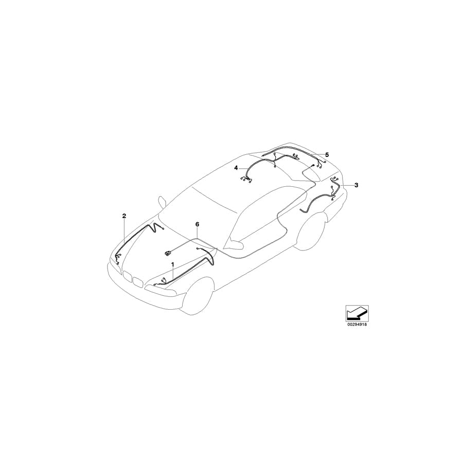 Genuine BMW 61116940863 E60 E61 Repair Kit For Plug With Travel Stops (Inc. 520i, 550i & 530xd) | ML Performance US Car Parts