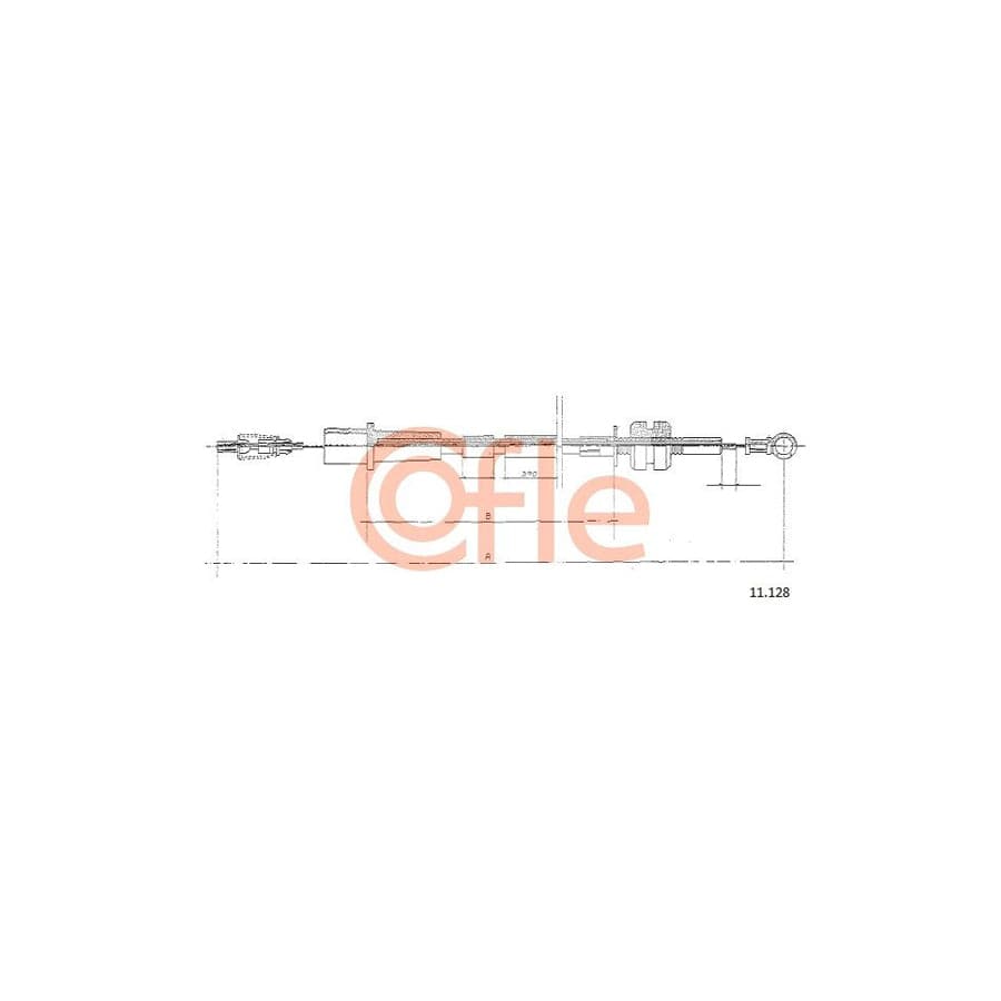 COFLE 11.128 Throttle Cable