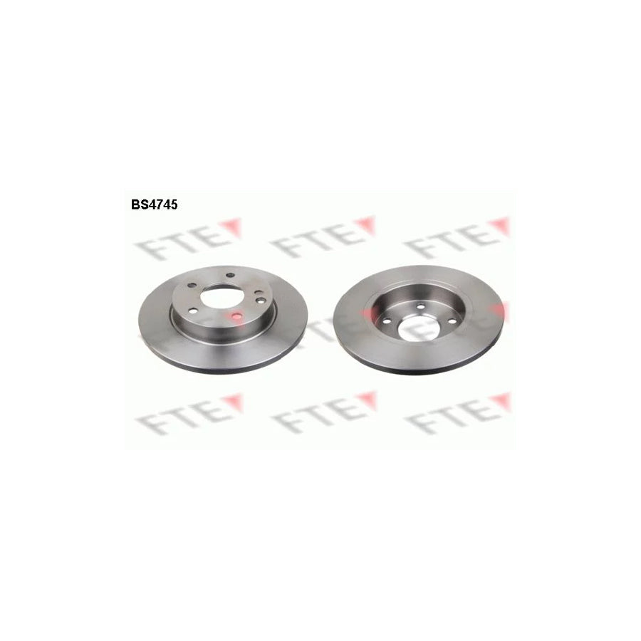 FTE 9072102 Brake Disc Suitable for Mercedes-Benz A-Class (W168)
