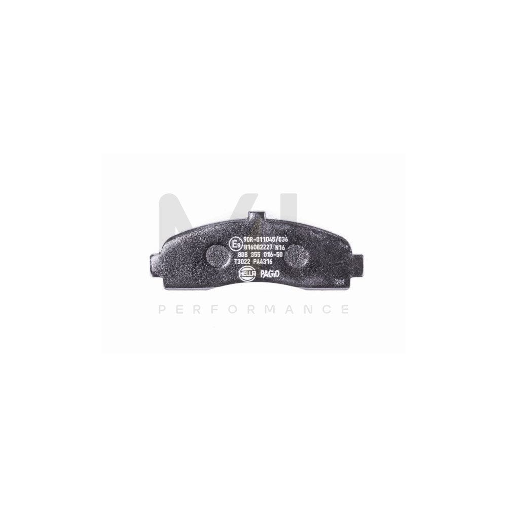 Hella 8DB 355 006-891 Brake Pad Set Prepared For Wear Indicator