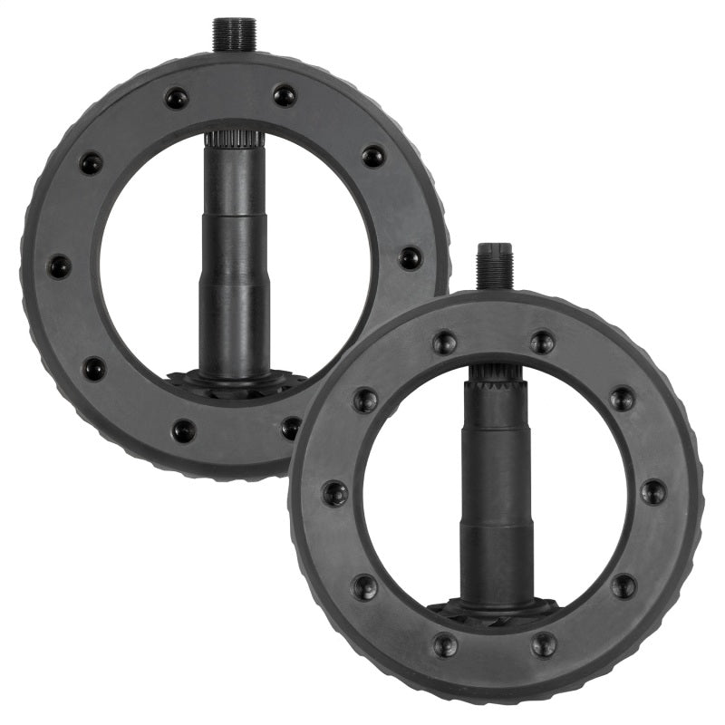 Yukon Gear & Axle Yukon Gear Ring & Pinion Gear Kit Front & Rear for Toyota 8/7.5R Diff (w/Factory Locker) 4.56 Ratio