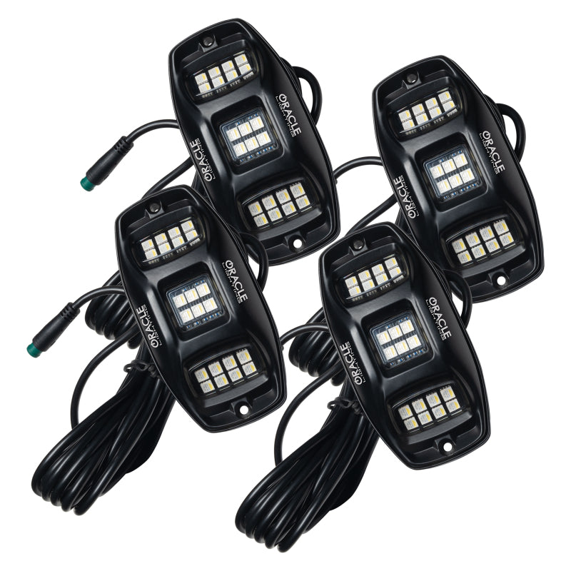 ORACLE Lighting Oracle Underbody RGB+W Wheel Well Rock Light Kit - 4 PCS - ColorSHIFT
