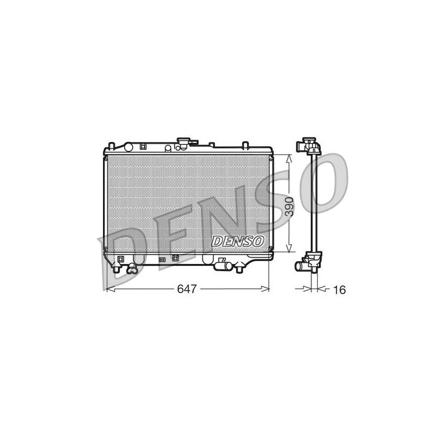 DENSO DRM44006 Engine Radiator