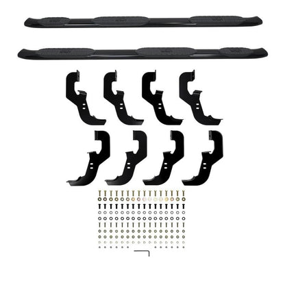 Westin 2019 Chevrolet Silverado Crew Cab w/ 6.5ft Bed PRO TRAXX 5 W2W Oval Nerf Step Bars - Black