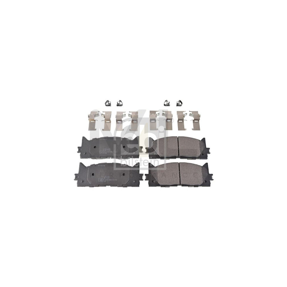 Febi Bilstein 170789 Brake Pad Set Front Axle, With Attachment Material