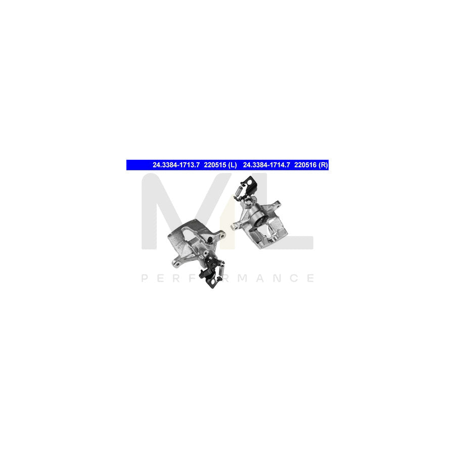 ATE 24.3384-1713.7 Brake Caliper for FORD MONDEO without holder