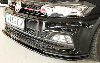 Rieger 00088167 VW Polo AW Front Splitter (Inc. Polo AW GTI) 2 | ML Performance UK Car Parts