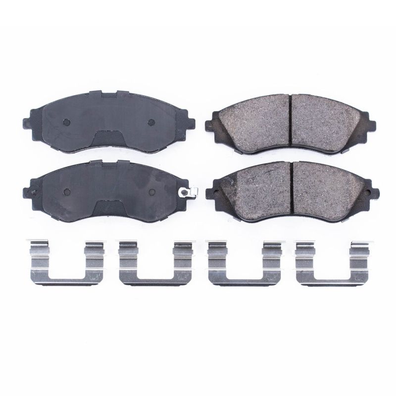 PowerStop Power Stop 04-11 Chevrolet Aveo Front Z17 Evolution Ceramic Brake Pads w/Hardware
