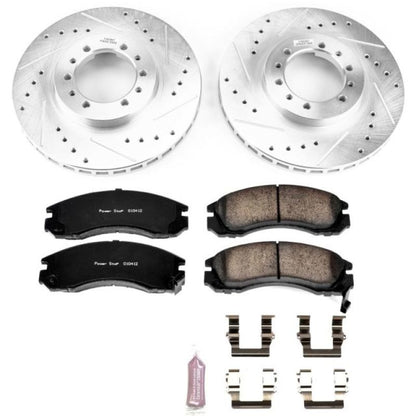 PowerStop Power Stop 91-96 Mitsubishi Montero Front Z23 Evolution Sport Brake Kit